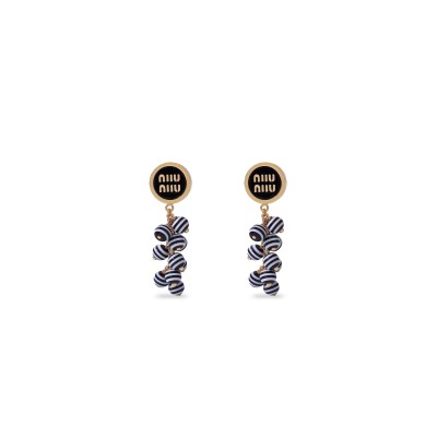 MIU MIU BEADED EARRINGS MIU MIU BEADED EARRINGS